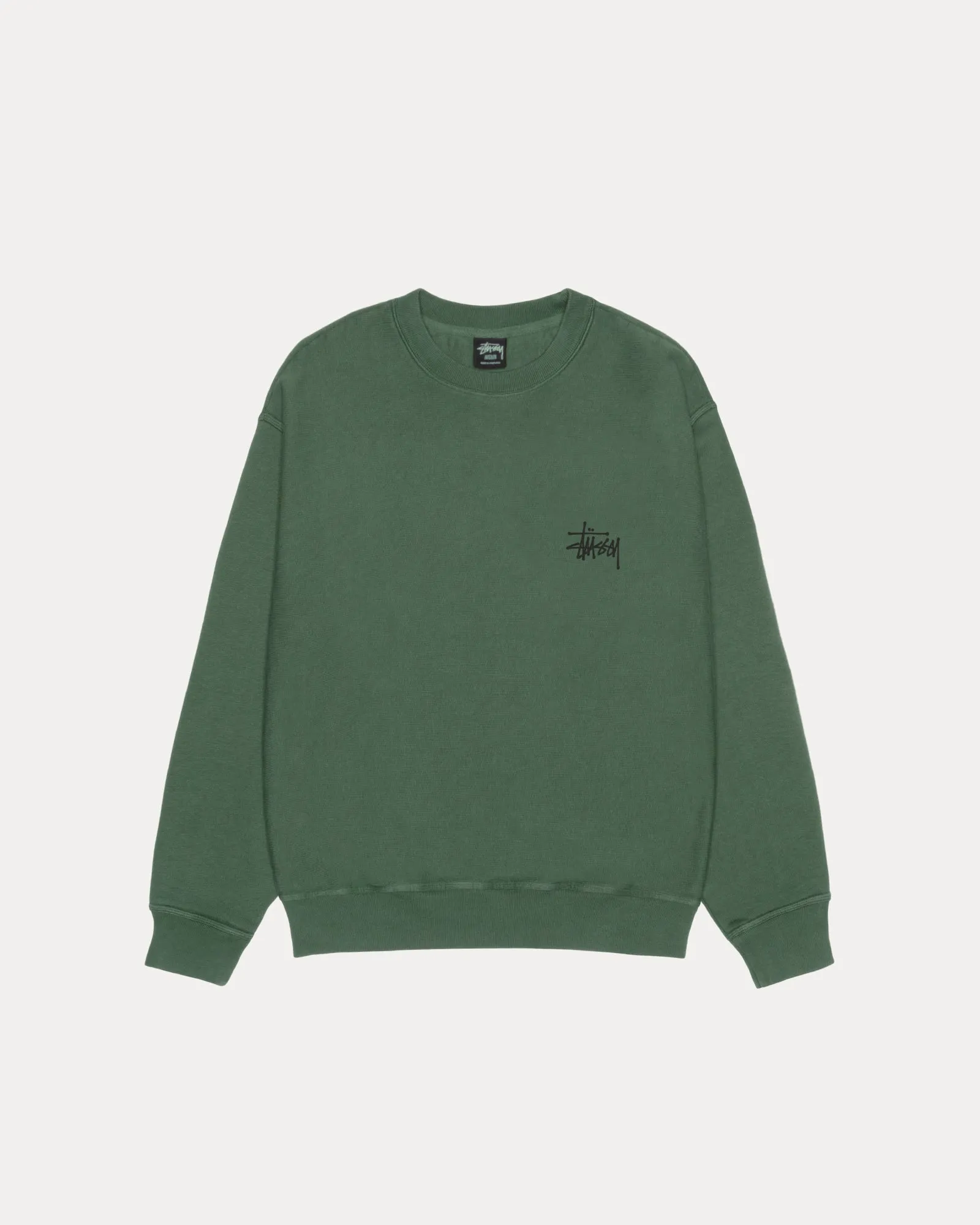 BASIC STÜSSY CREW PIGMENT DYED sold by Stussy