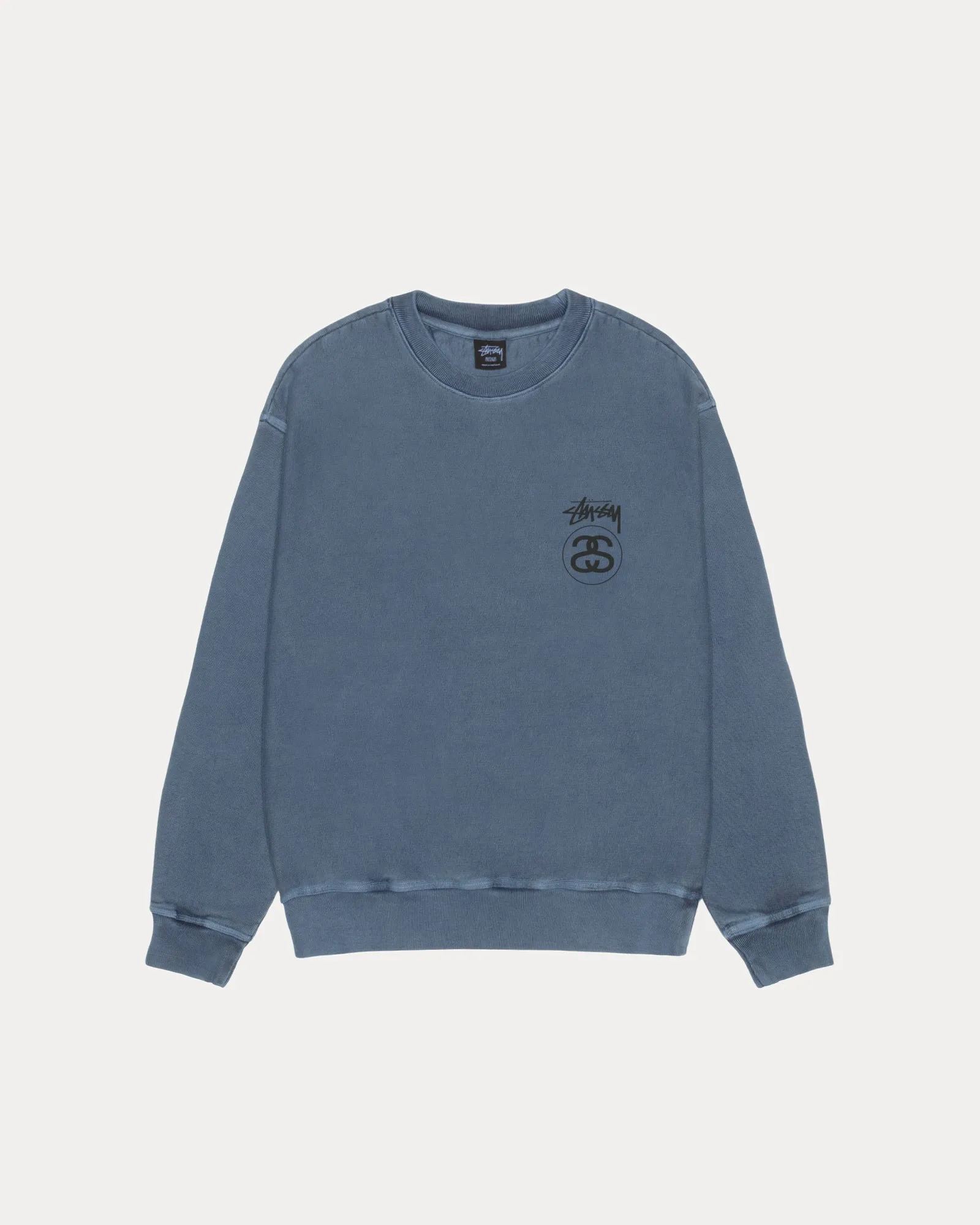 STOCK LINK CREW PIGMENT DYED sold by Stussy