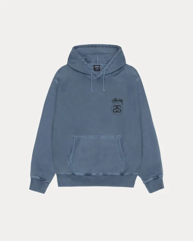 STOCK LINK HOODIE PIGMENT DYED sold by Stussy