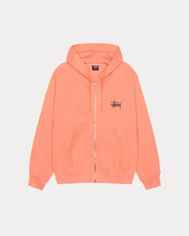 BASIC STÜSSY ZIP HOODIE PIGMENT DYED sold by Stussy