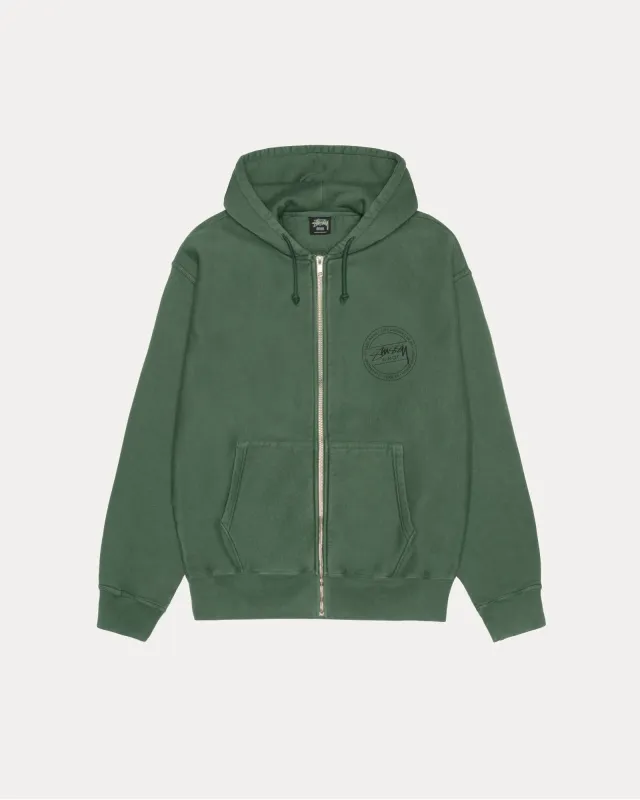 STÜSSY WEAR ZIP HOODIE PIGMENT DYED sold by Stussy