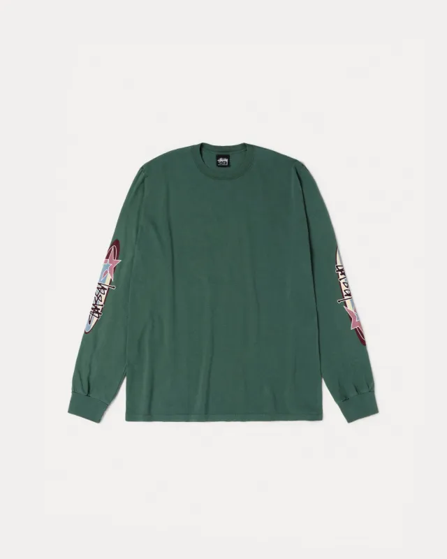 TWO STAR LS TEE PIGMENT DYED sold by Stussy