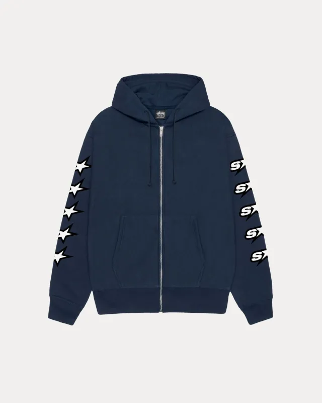 SPEEDWAY ZIP HOODIE sold by Stussy