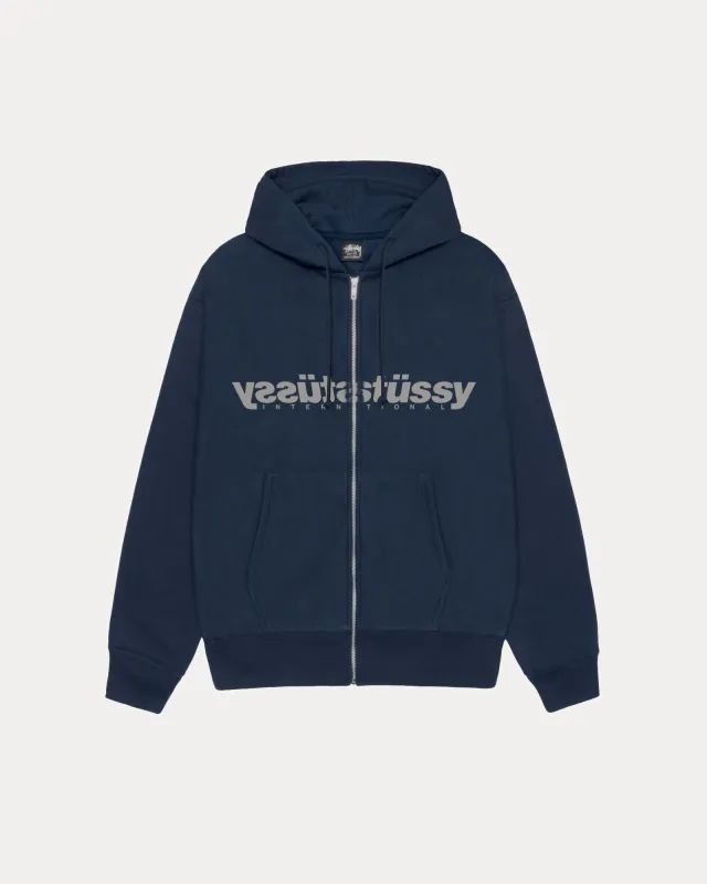 MIRROR ZIP HOODIE sold by Stussy