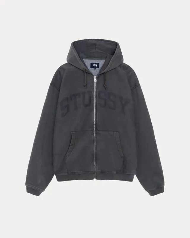 FADED GRAPHIC ZIP HOODIE made by Stussy