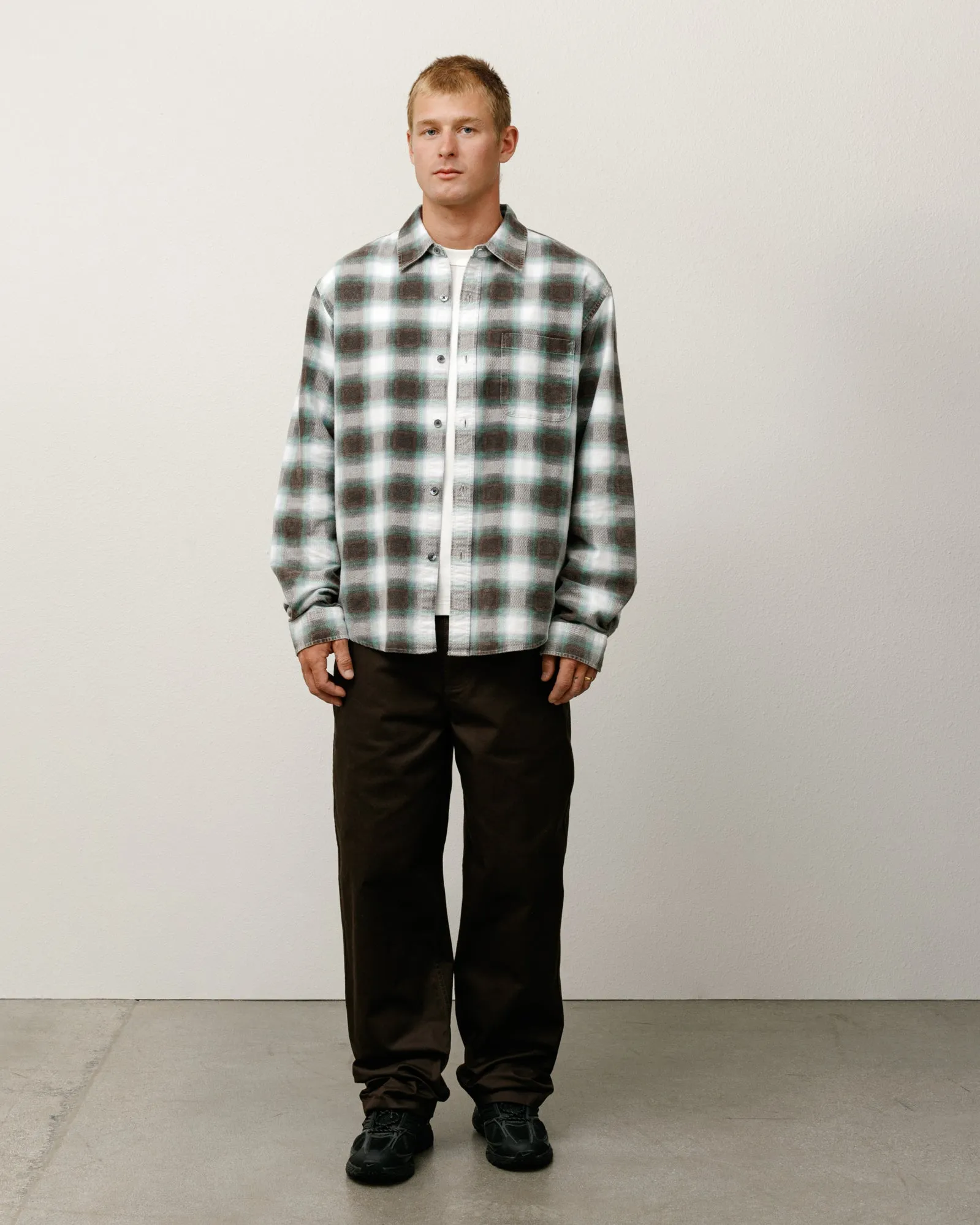 JUNE PLAID SHIRT sold by Stussy