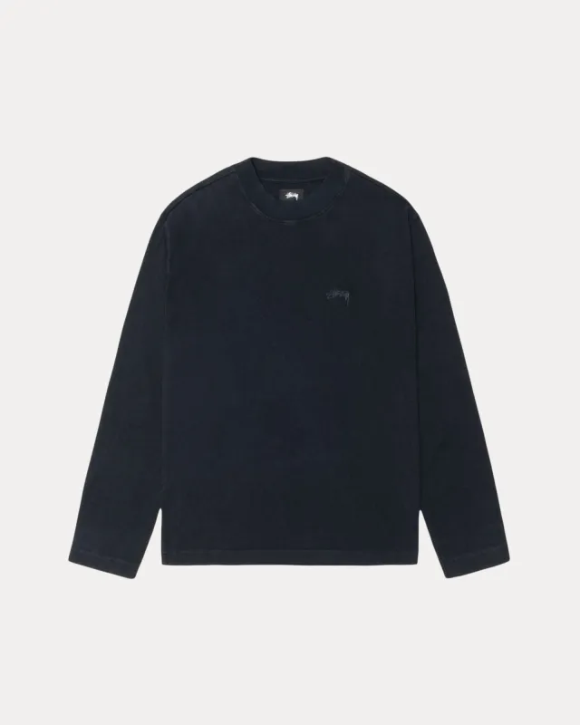 DYED LS MOCK NECK TEE sold by Stussy