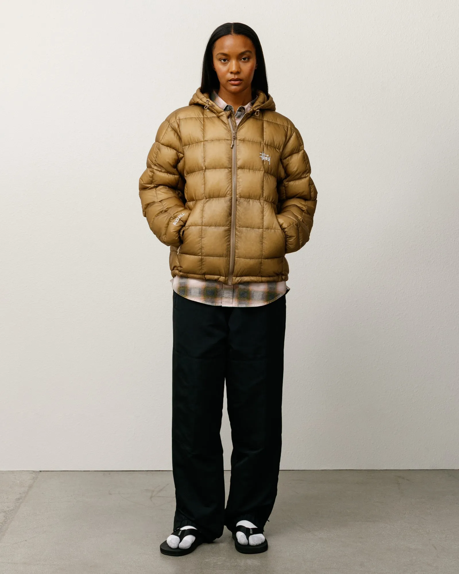 MIDWEIGHT HOODED PUFFER sold by Stussy product image thumbnail 3