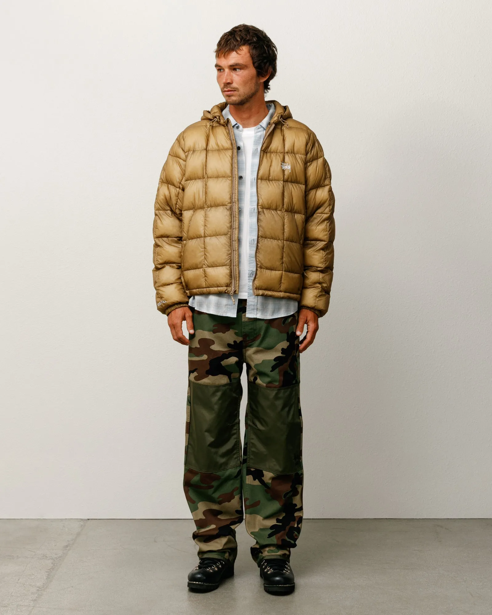 MIDWEIGHT HOODED PUFFER sold by Stussy