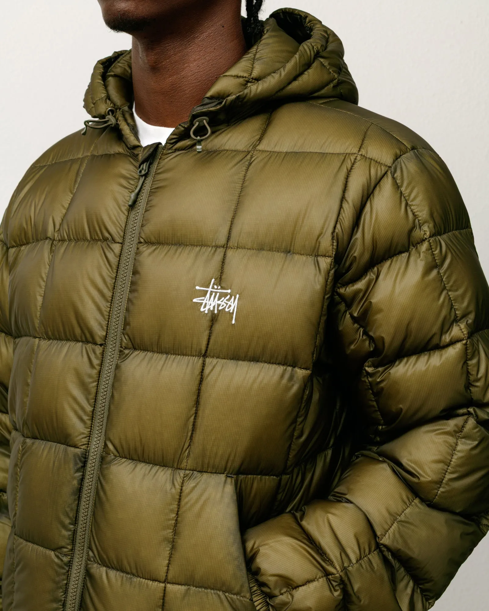 MIDWEIGHT HOODED PUFFER sold by Stussy product image thumbnail 2
