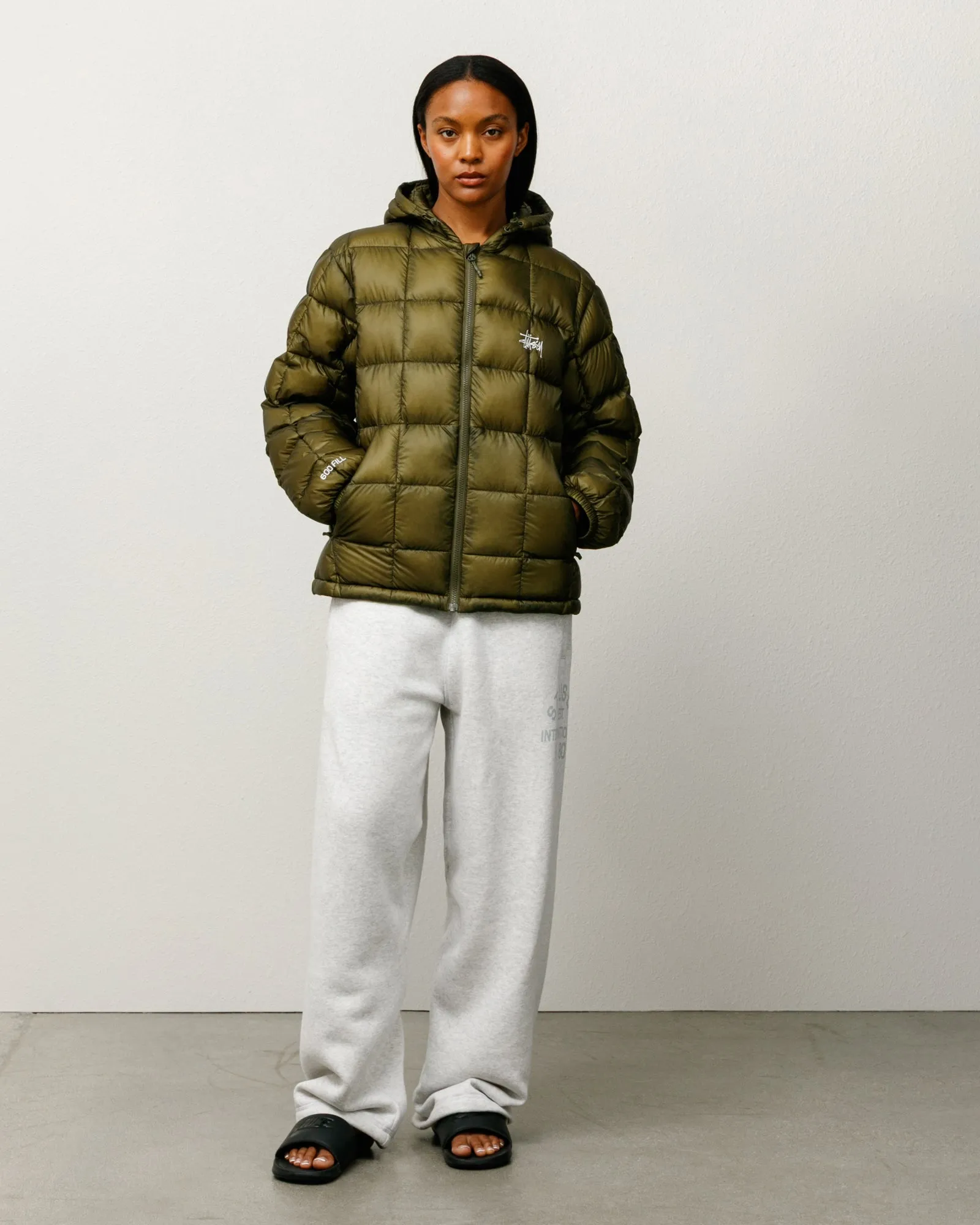 MIDWEIGHT HOODED PUFFER sold by Stussy product image thumbnail 4