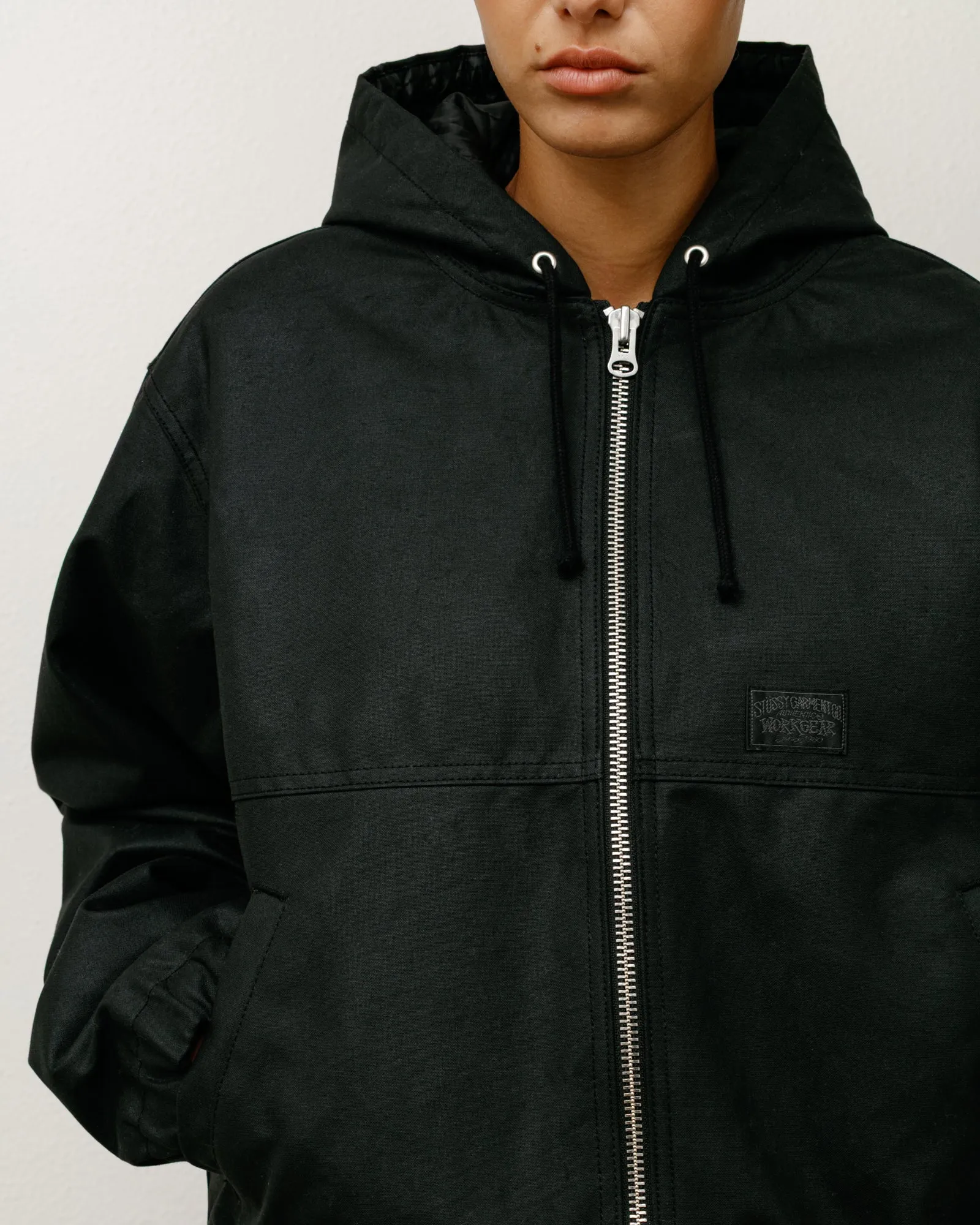 WAXED COTTON WORK JACKET sold by Stussy product image thumbnail 4