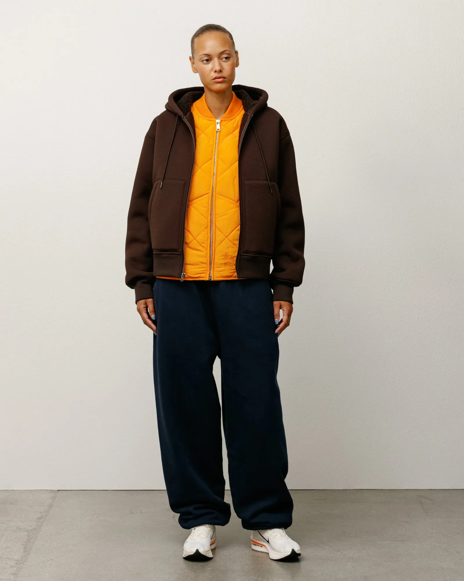 BONDED SHERPA HOODIE sold by Stussy