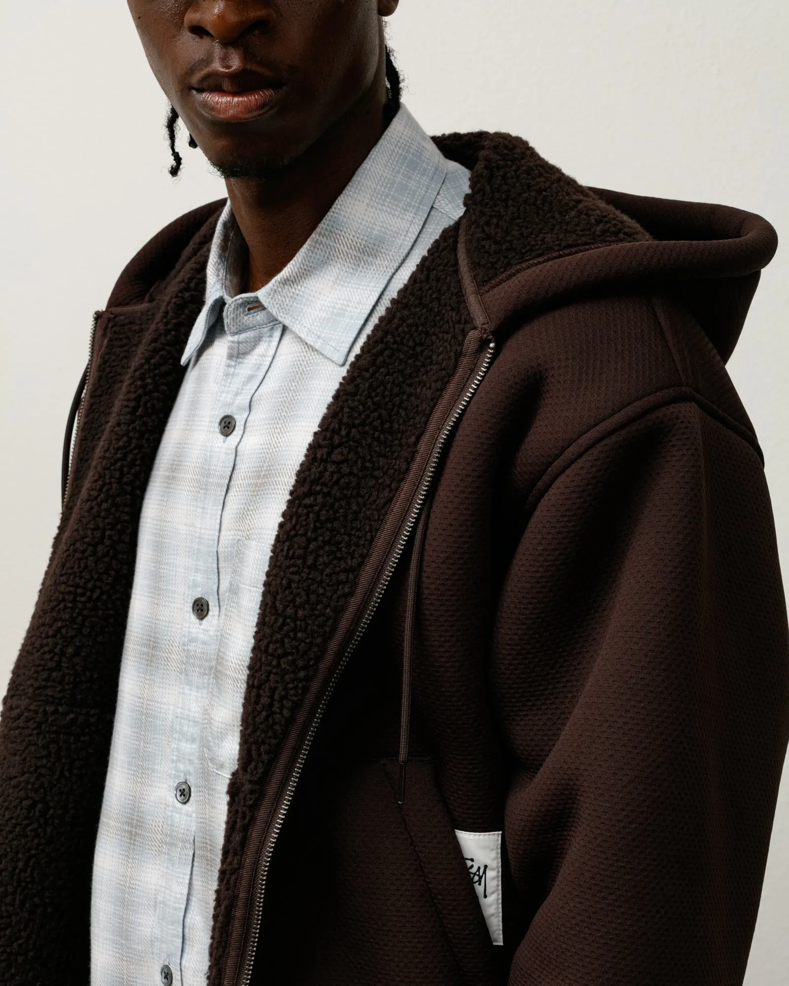 BONDED SHERPA HOODIE sold by Stussy product image thumbnail 4