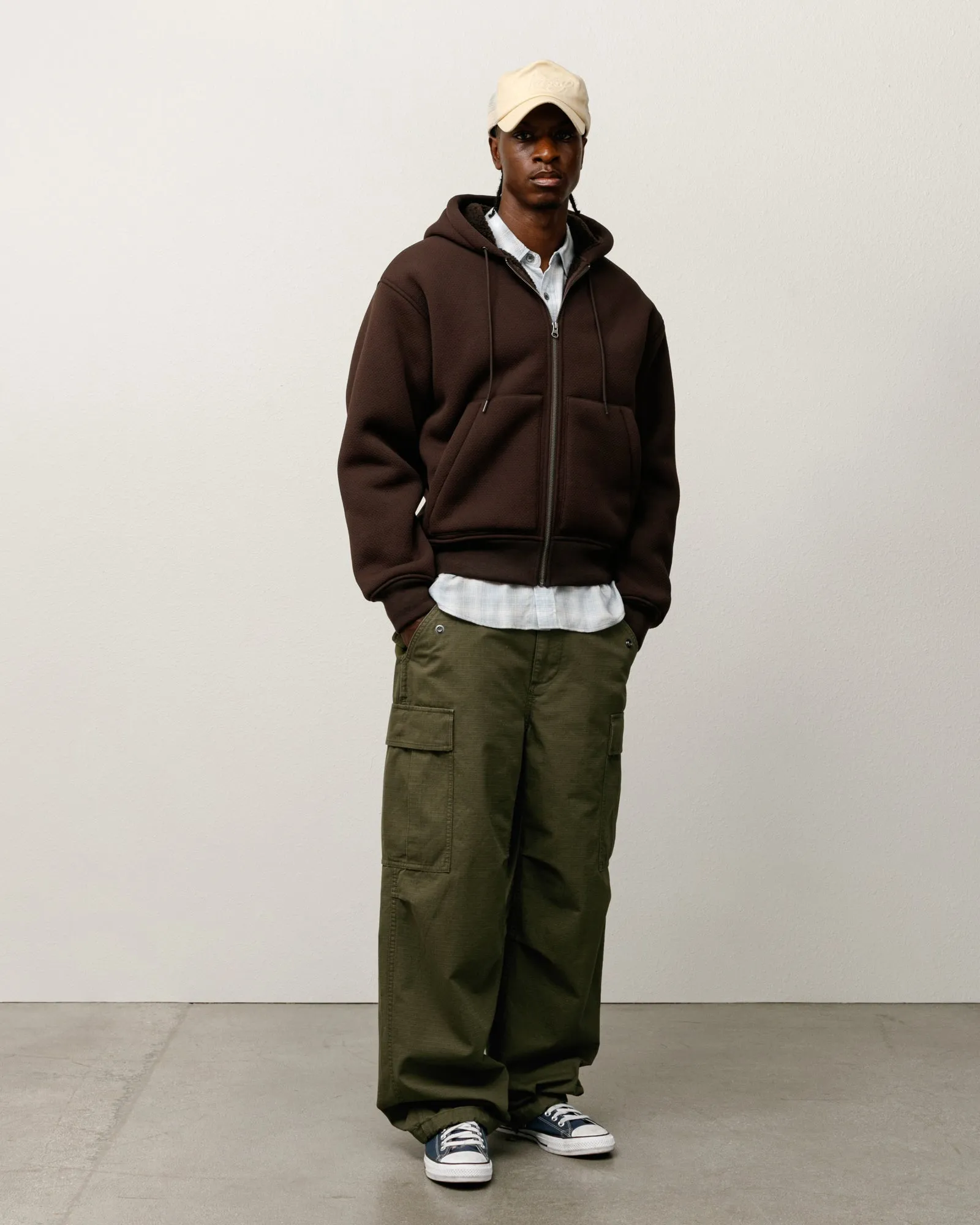 BONDED SHERPA HOODIE sold by Stussy product image thumbnail 3