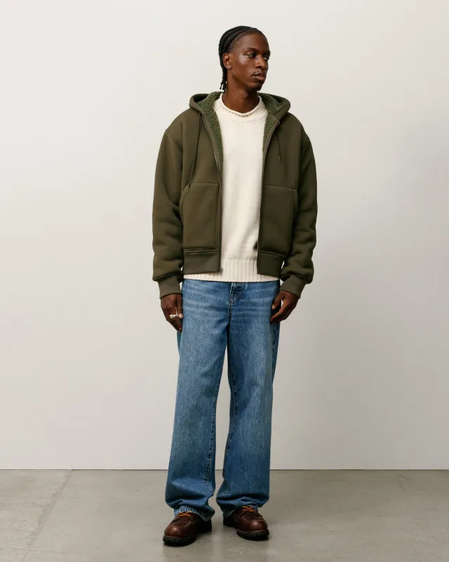 BONDED SHERPA HOODIE sold by Stussy