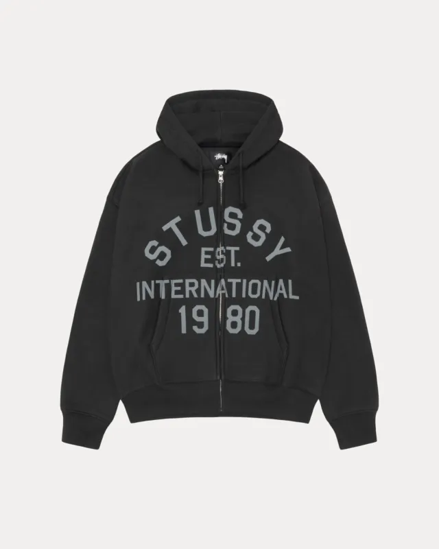 ESTABLISHED ZIP HOODIE made by Stussy