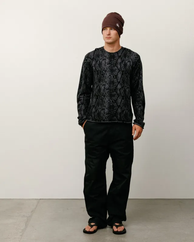 PYTHON KNIT CREW sold by Stussy