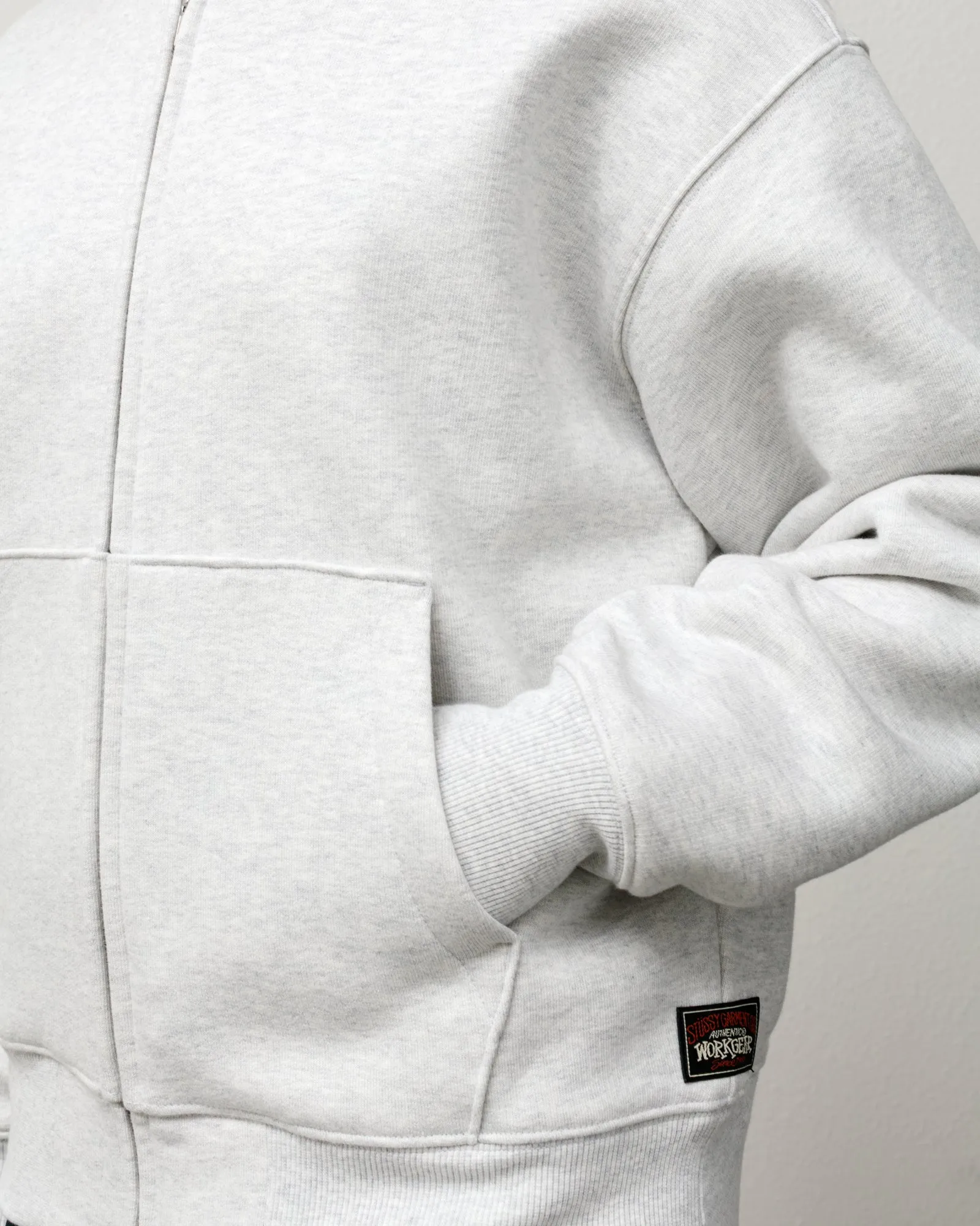 THERMAL LINED FLEECE BOMBER sold by Stussy product image thumbnail 5