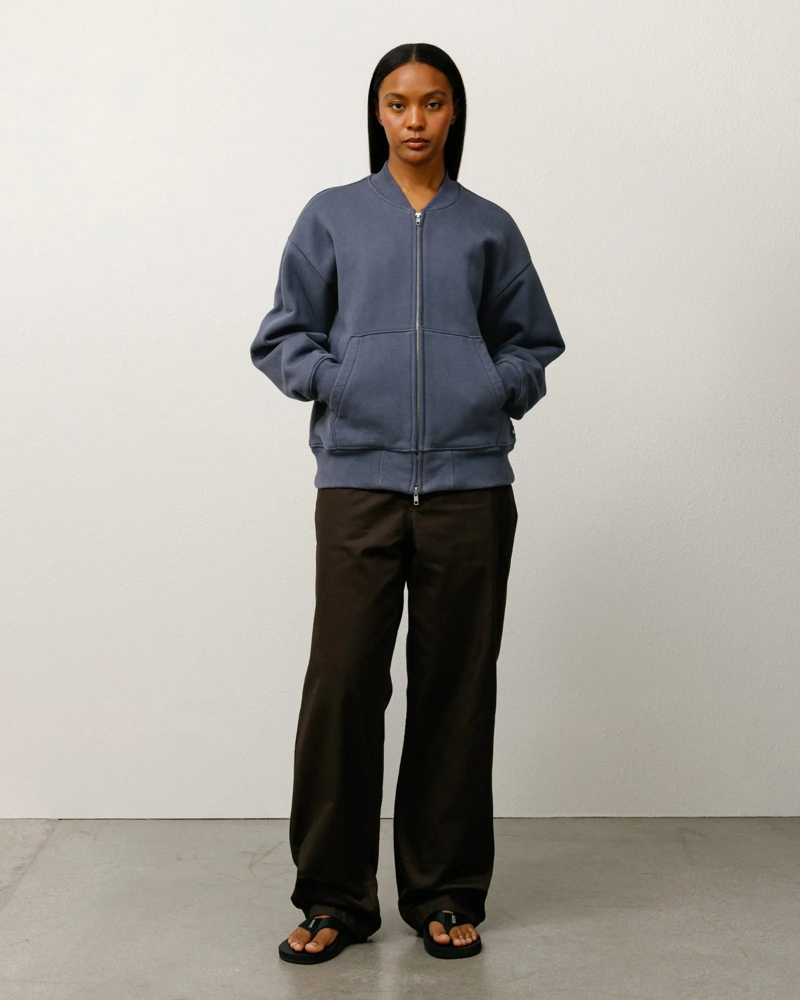 THERMAL LINED FLEECE BOMBER sold by Stussy product image thumbnail 4