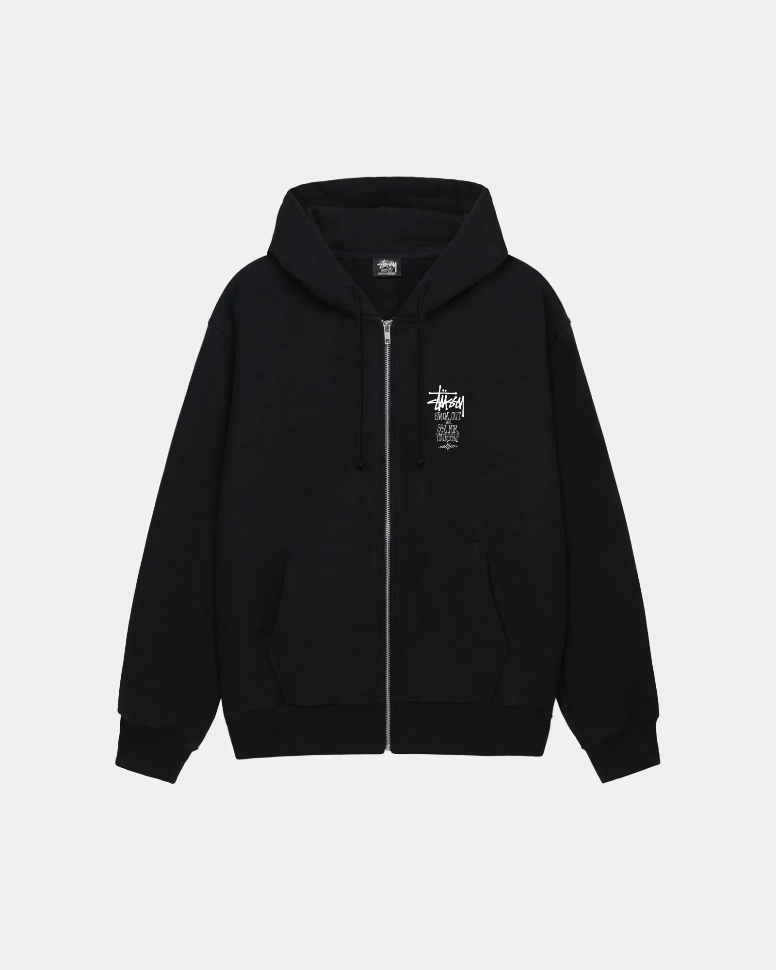 SWIM OUT ZIP HOODIE sold by Stussy