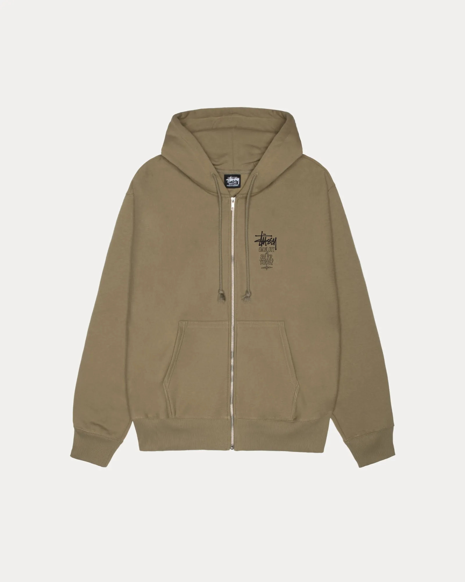 SWIM OUT ZIP HOODIE sold by Stussy