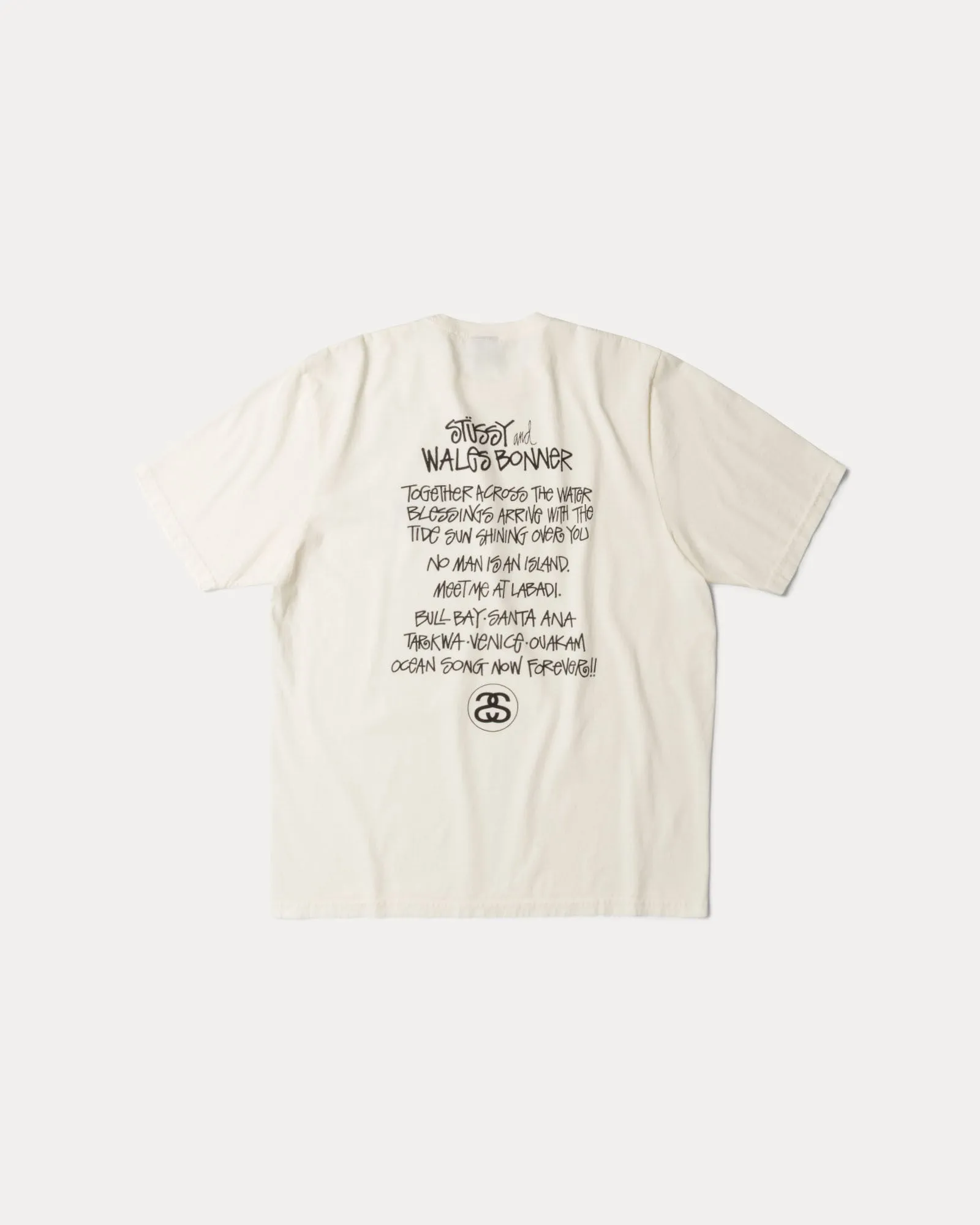 WALES BONNER OCEAN SONG TEE sold by Stussy product image thumbnail 2