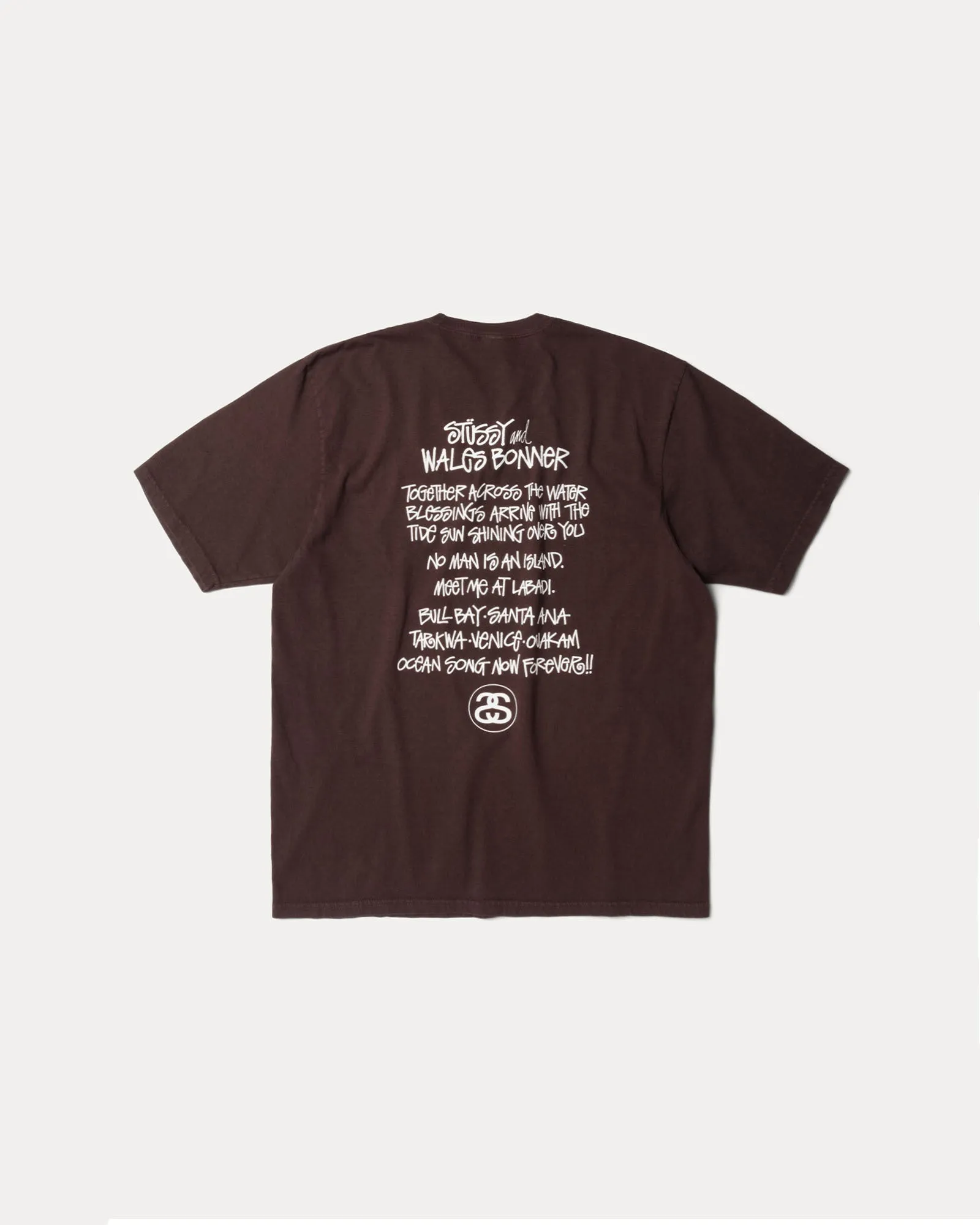 WALES BONNER OCEAN SONG TEE sold by Stussy product image thumbnail 2