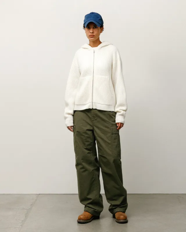 WAFFLE CASHMERE ZIP HOODIE sold by Stussy