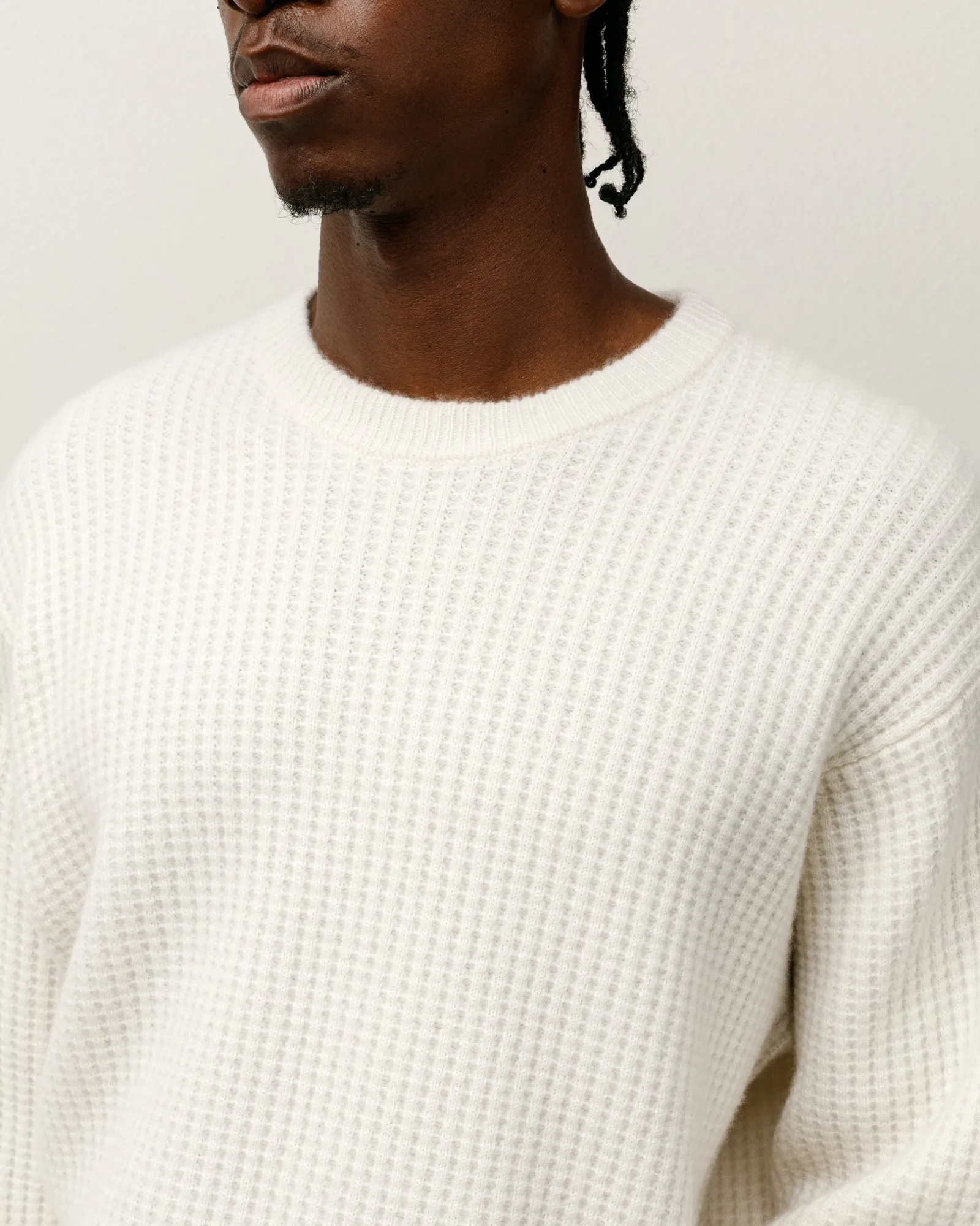 WAFFLE CASHMERE CREW sold by Stussy product image thumbnail 4
