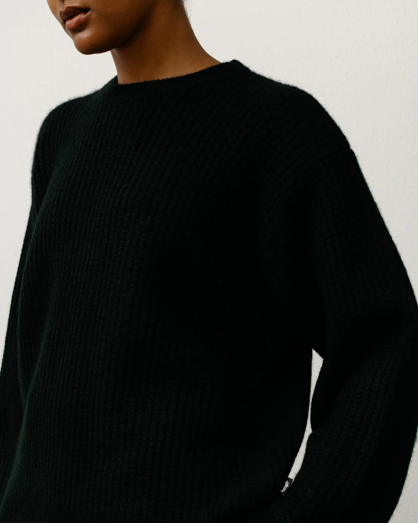 WAFFLE CASHMERE CREW sold by Stussy product image thumbnail 4