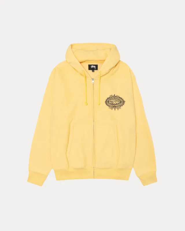 トップス STUSSY 23aw DOUBLE FACE LABEL ZIP HOODIE DOUBLE FACE LABEL ZIP HOODIE | Parallel