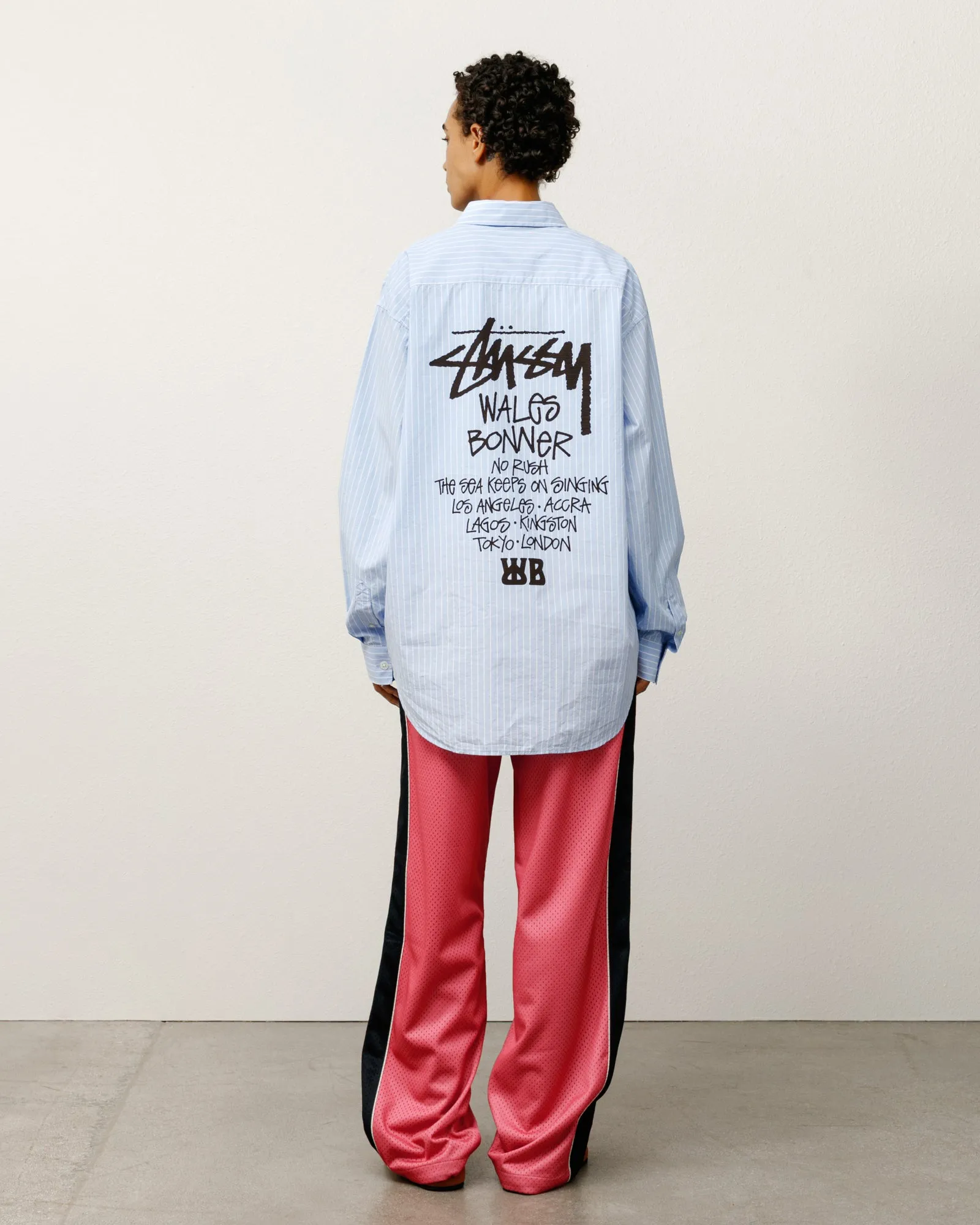 WALES BONNER MESH TRACK PANT sold by Stussy product image thumbnail 2
