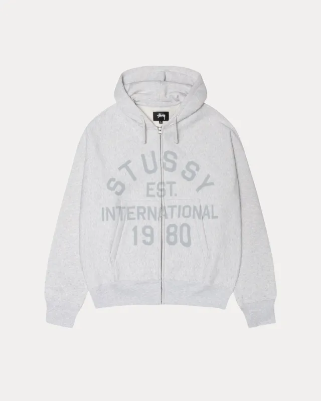 ESTABLISHED ZIP HOODIE sold by Stussy