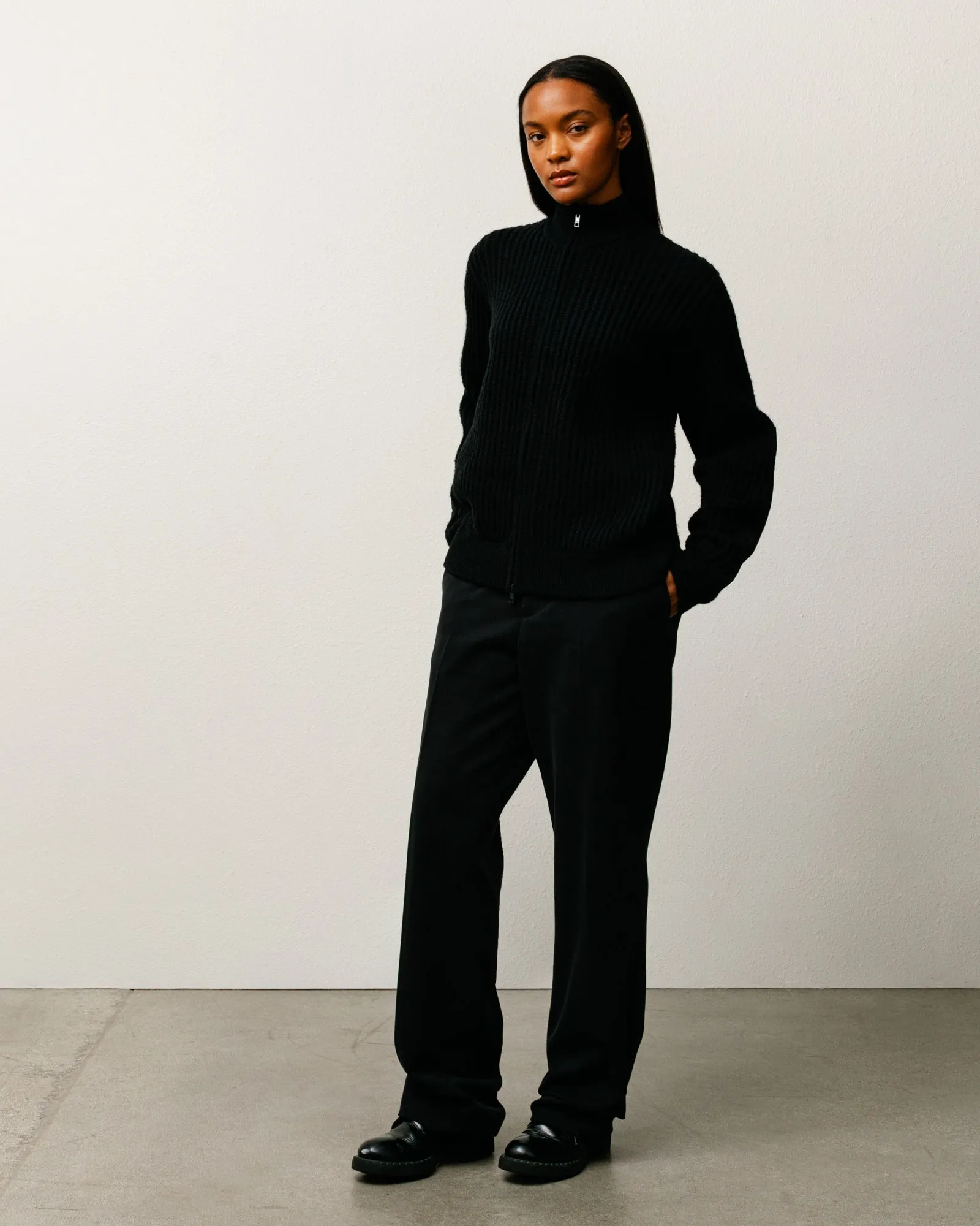 LAMBS WOOL ZIP SWEATER sold by Stussy product image thumbnail 4