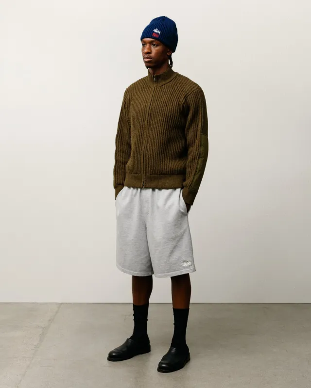 LAMBS WOOL ZIP SWEATER sold by Stussy