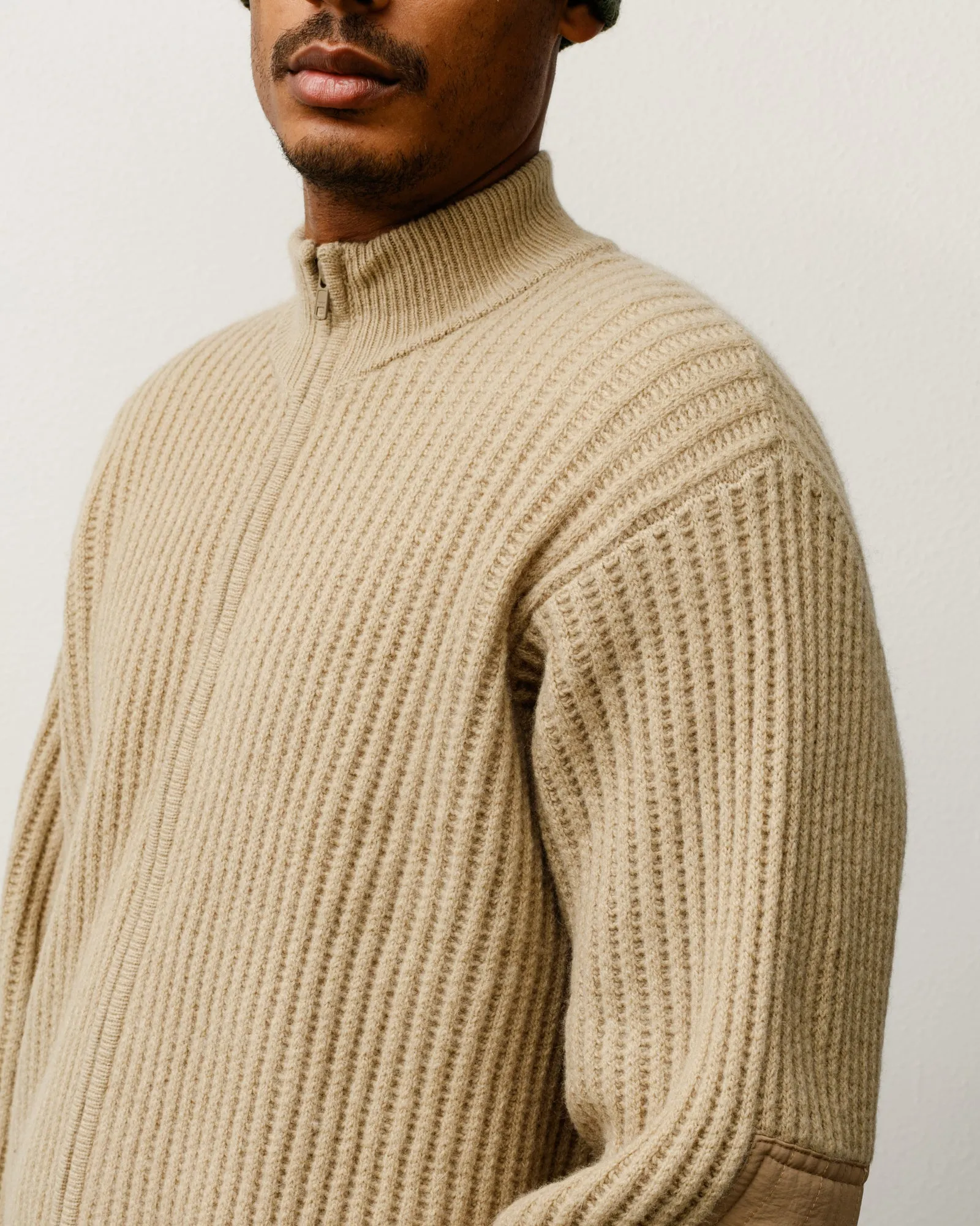 LAMBS WOOL ZIP SWEATER sold by Stussy product image thumbnail 2