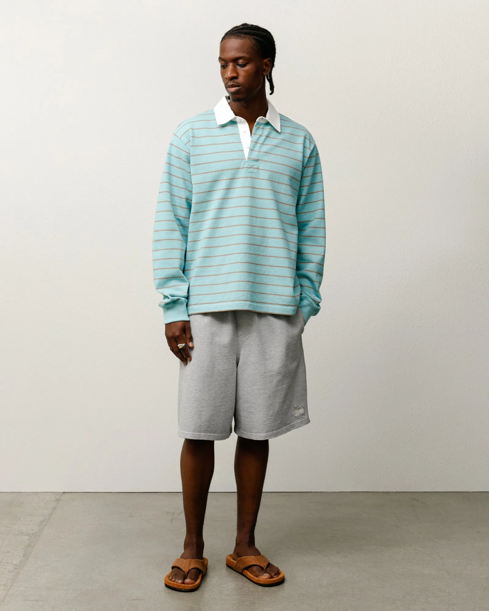 STRIPED RUGBY SHIRT sold by Stussy