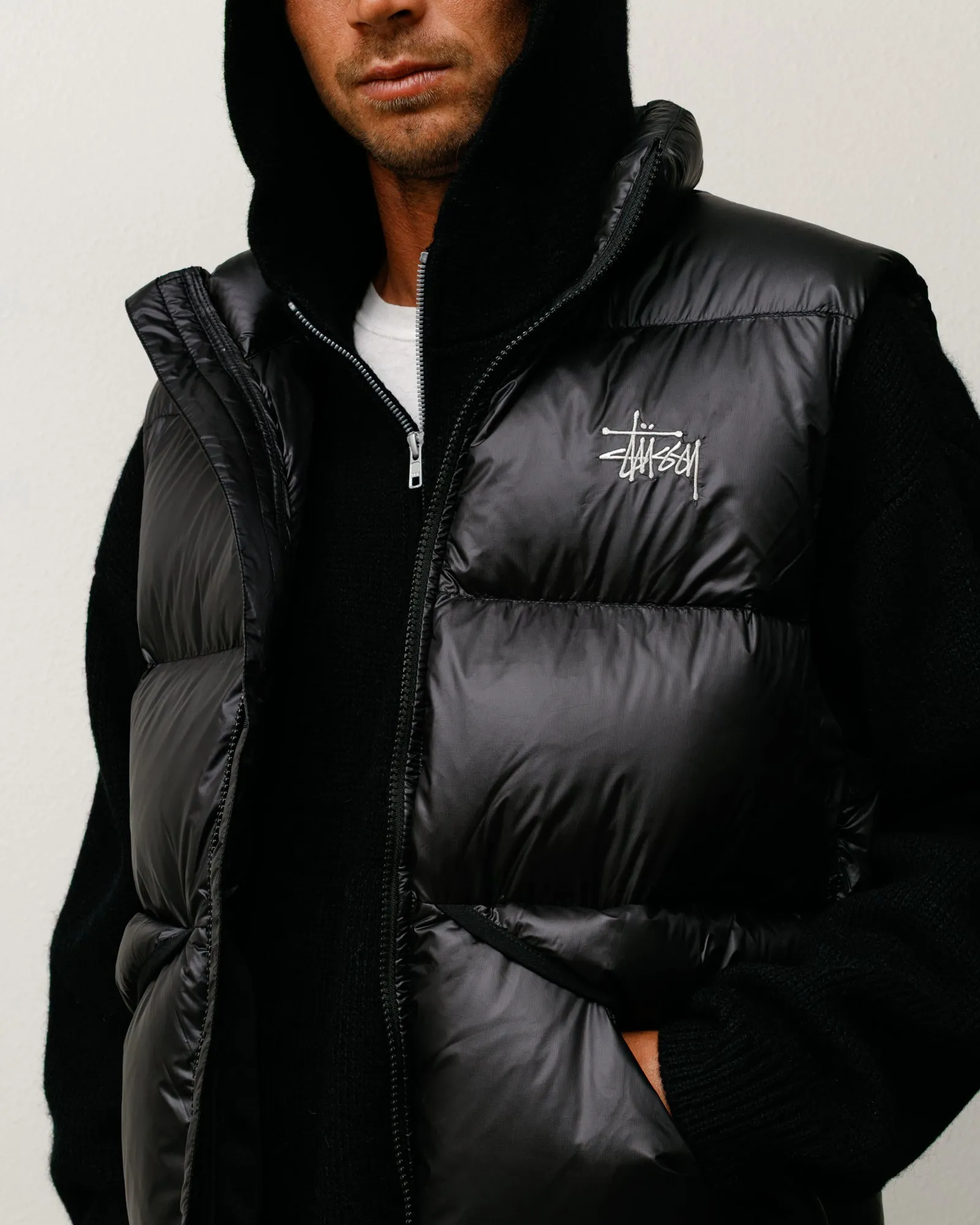 MICRO RIPSTOP DOWN VEST sold by Stussy product image thumbnail 2