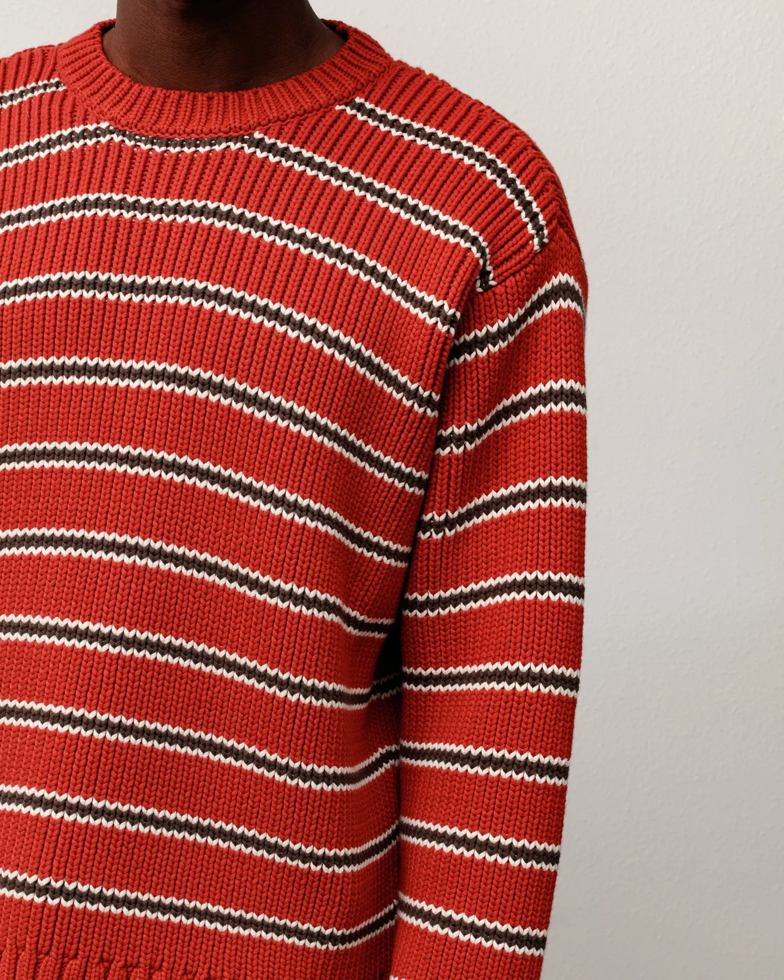 CHUNKY COTTON STRIPE SWEATER sold by Stussy product image thumbnail 2