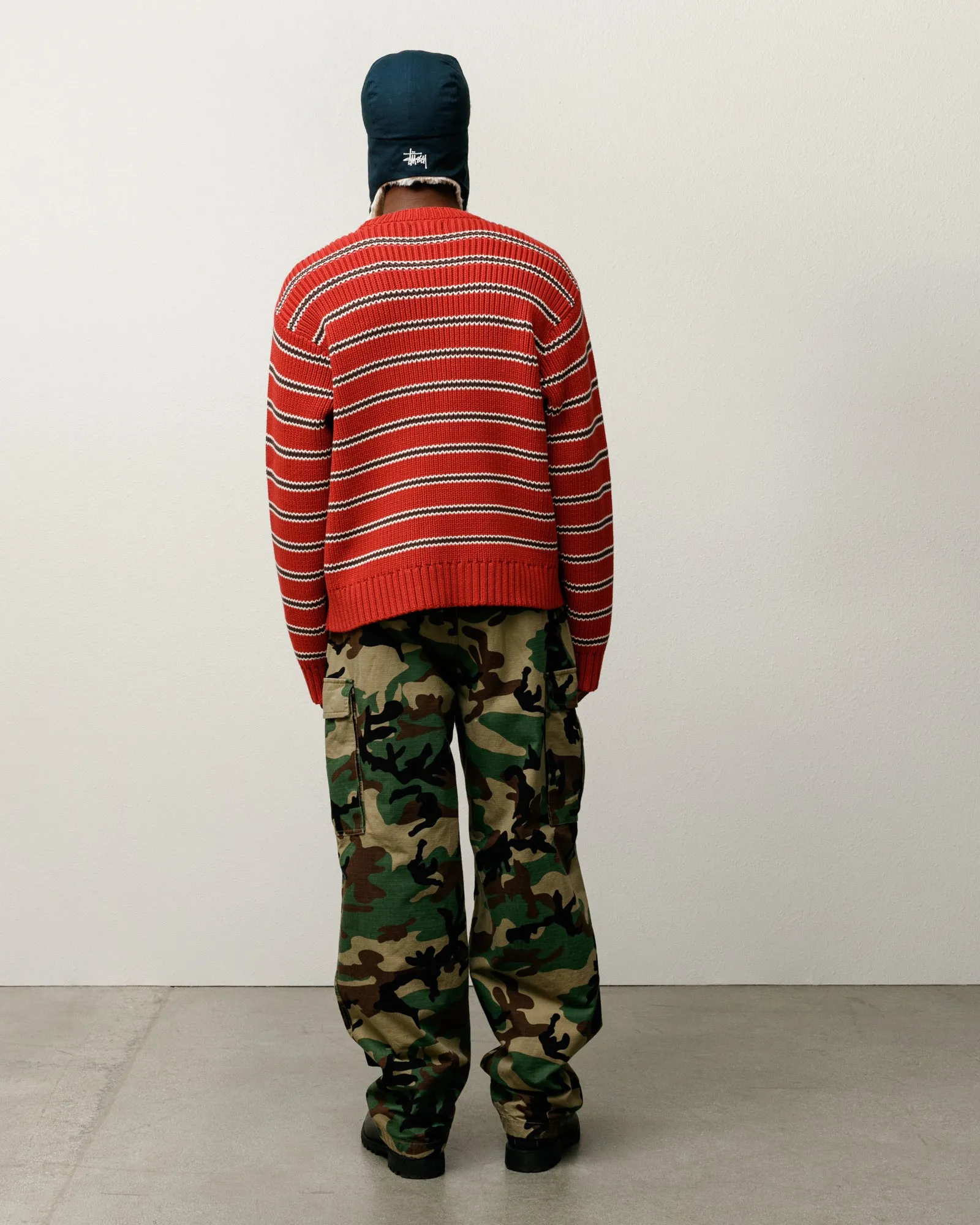 CHUNKY COTTON STRIPE SWEATER sold by Stussy product image thumbnail 3