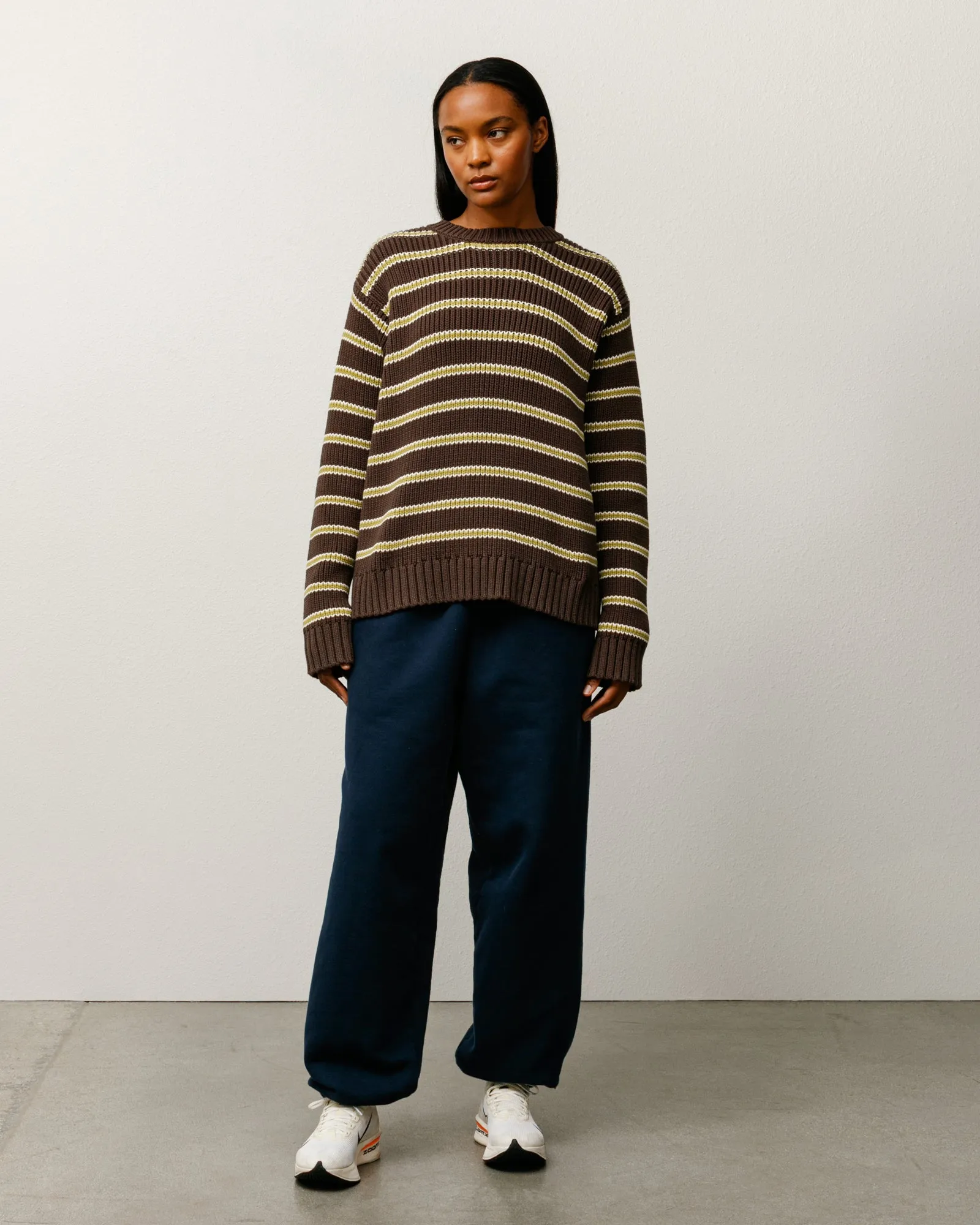 CHUNKY COTTON STRIPE SWEATER sold by Stussy product image thumbnail 4