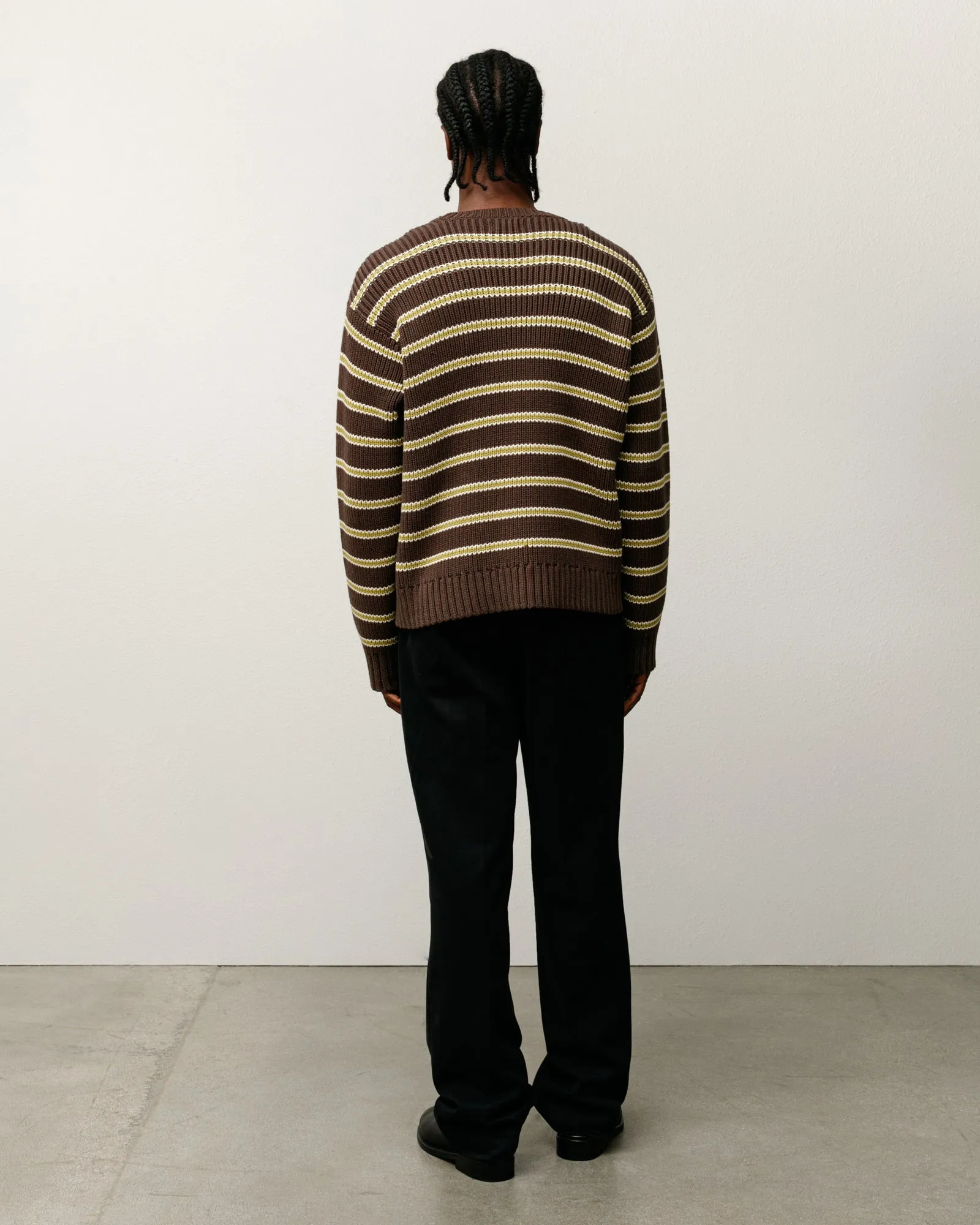 CHUNKY COTTON STRIPE SWEATER sold by Stussy product image thumbnail 3