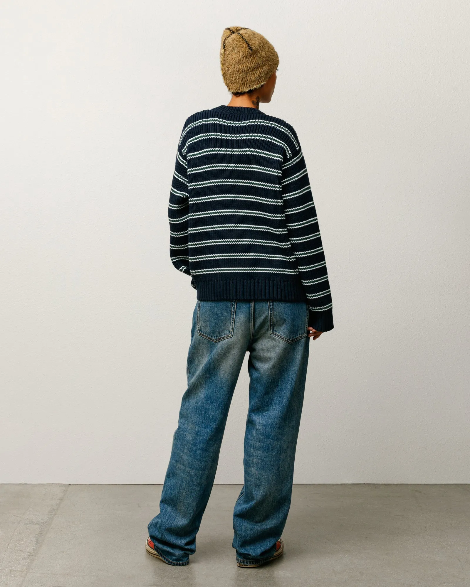 CHUNKY COTTON STRIPE SWEATER sold by Stussy product image thumbnail 5
