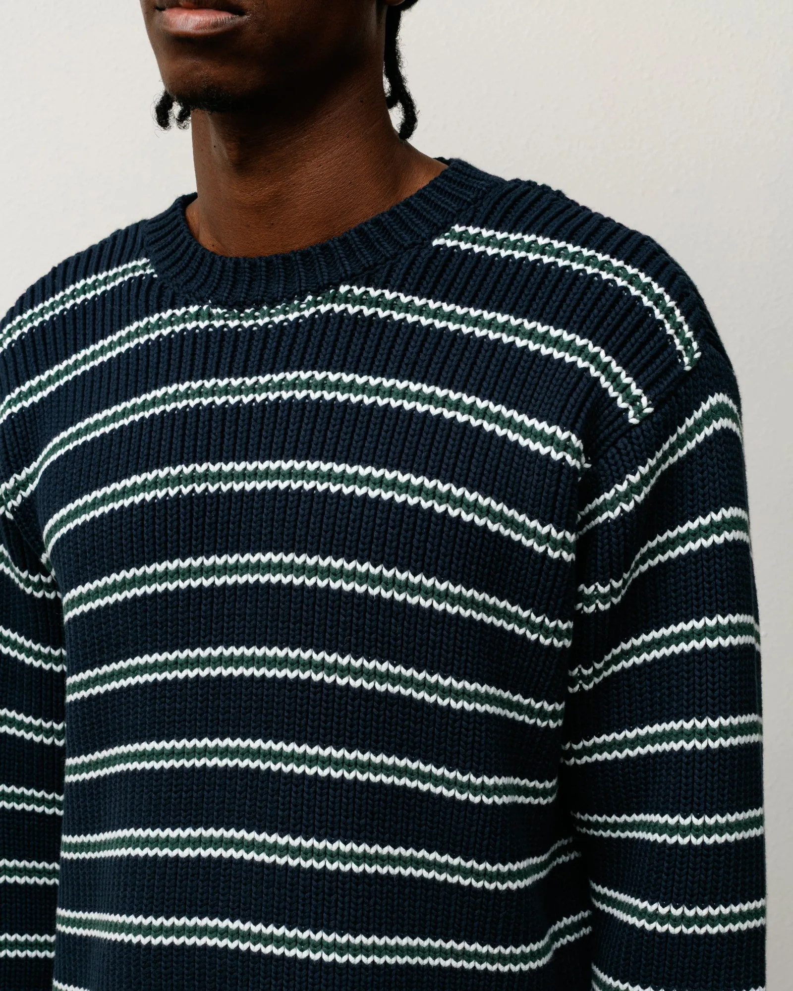 CHUNKY COTTON STRIPE SWEATER sold by Stussy product image thumbnail 2