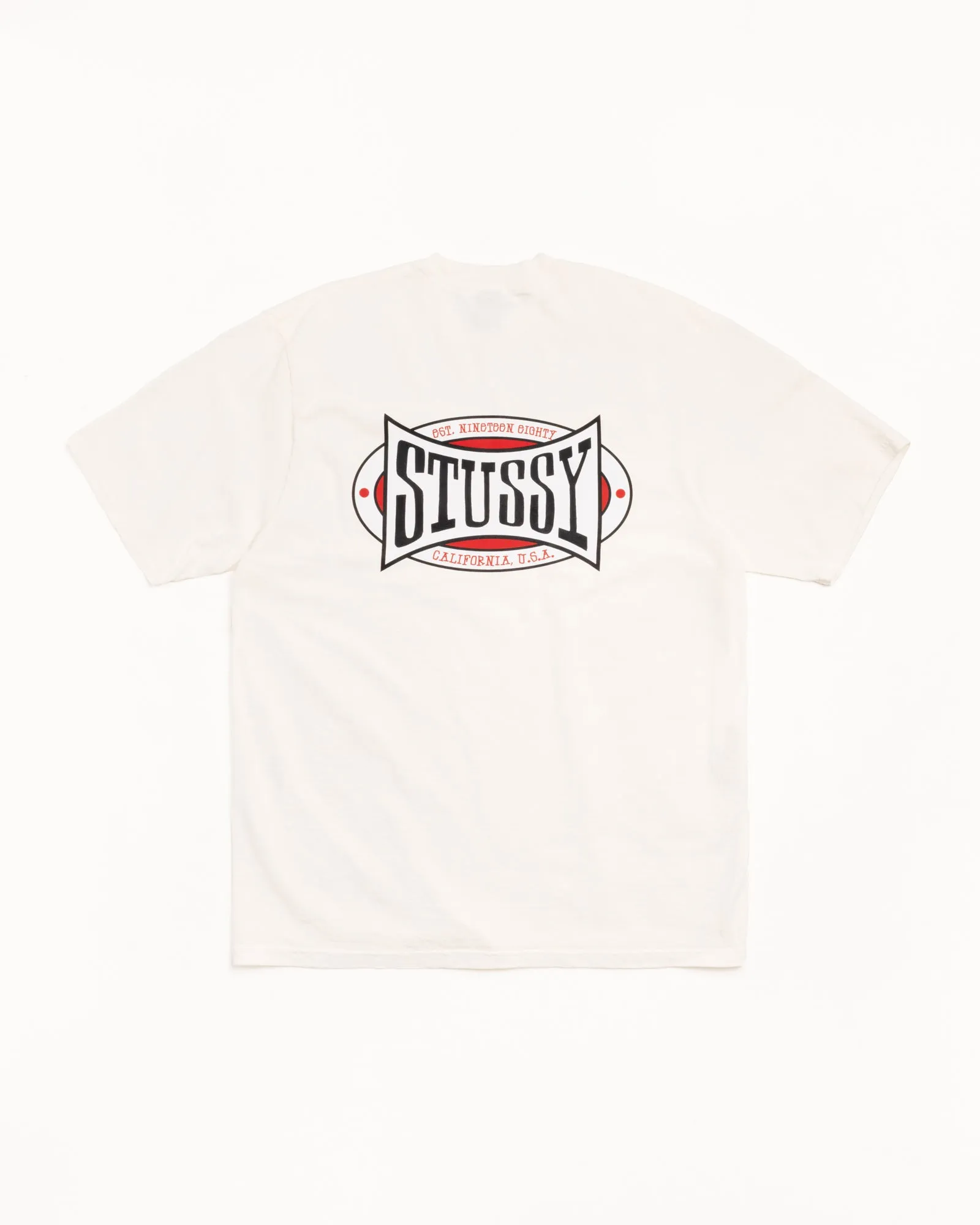 CHAMPION OVAL TEE PIGMENT DYED sold by Stussy