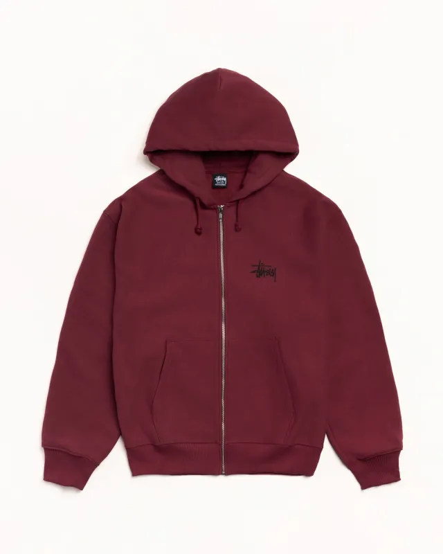 BASIC STÜSSY ZIP HOODIE sold by Stussy