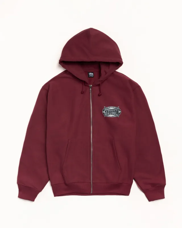 CHAMPION OVAL ZIP HOODIE sold by Stussy