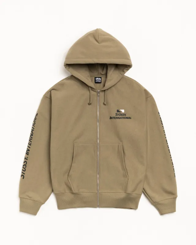 STÜSSY INTERNATIONAL ZIP HOODIE sold by Stussy
