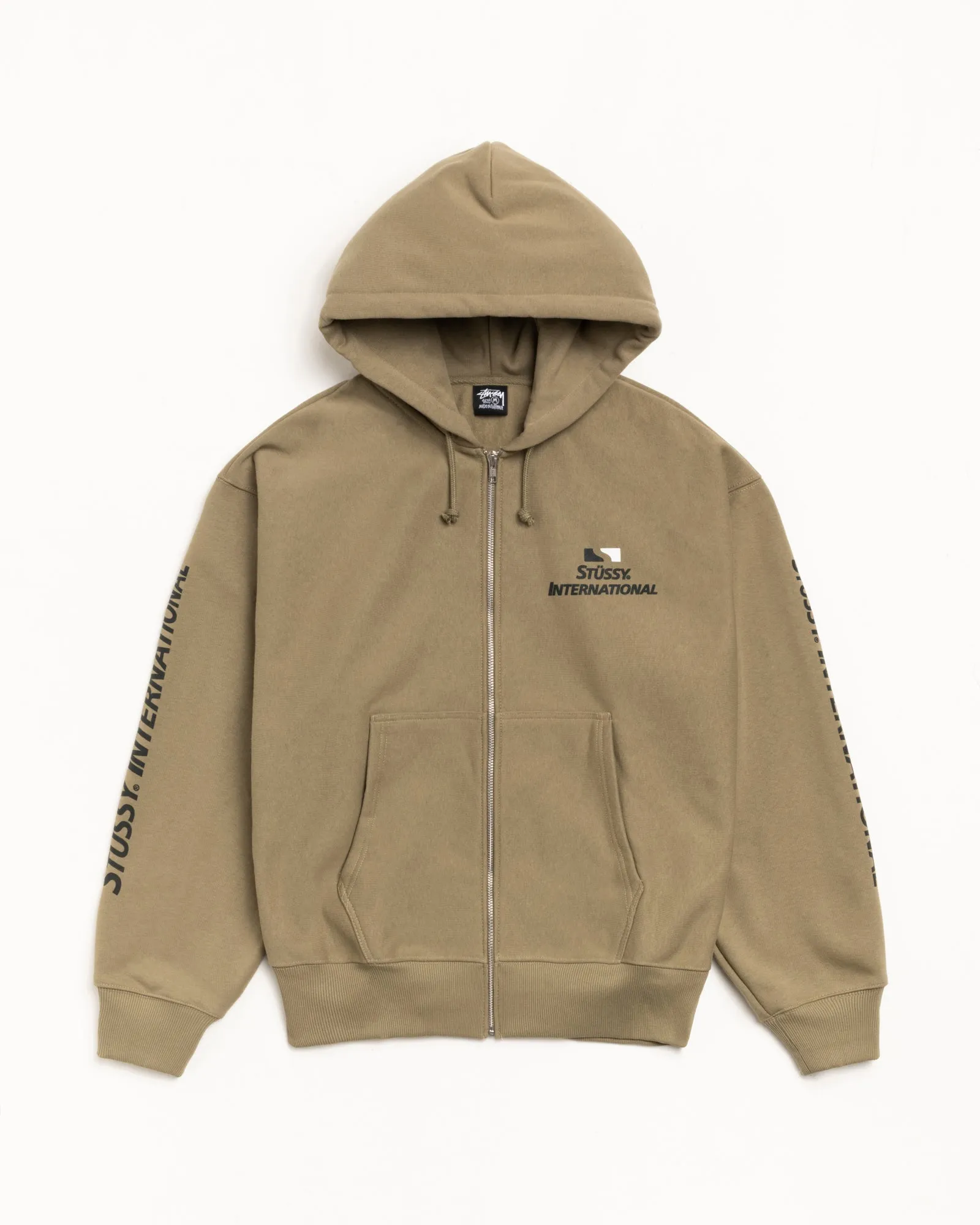 STÜSSY INTERNATIONAL ZIP HOODIE sold by Stussy